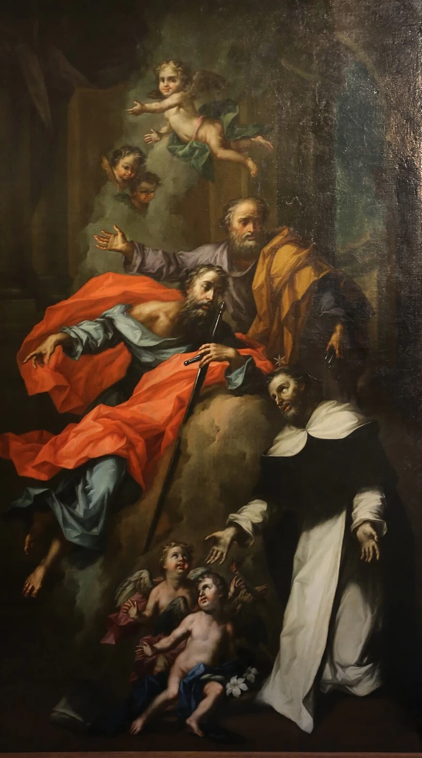 San Pietro e san Paolo appaiono a san Domenico - Palazzo Ducale, Mantova
